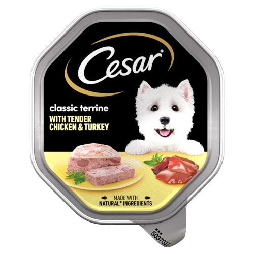 Cesar Dog Classic Terrine with Chicken and Turkey Su