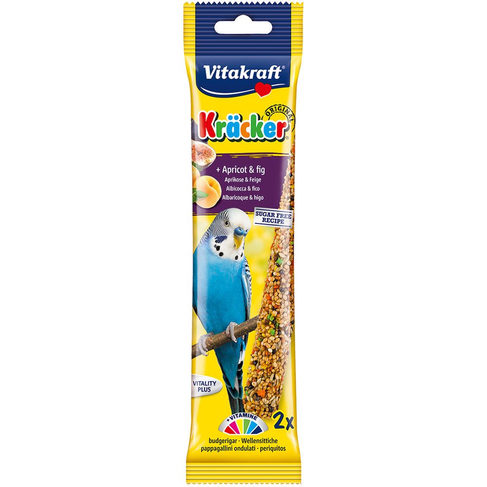 Vitakraft Budgie Kracker Apricot & Fig Sticks 1x7
