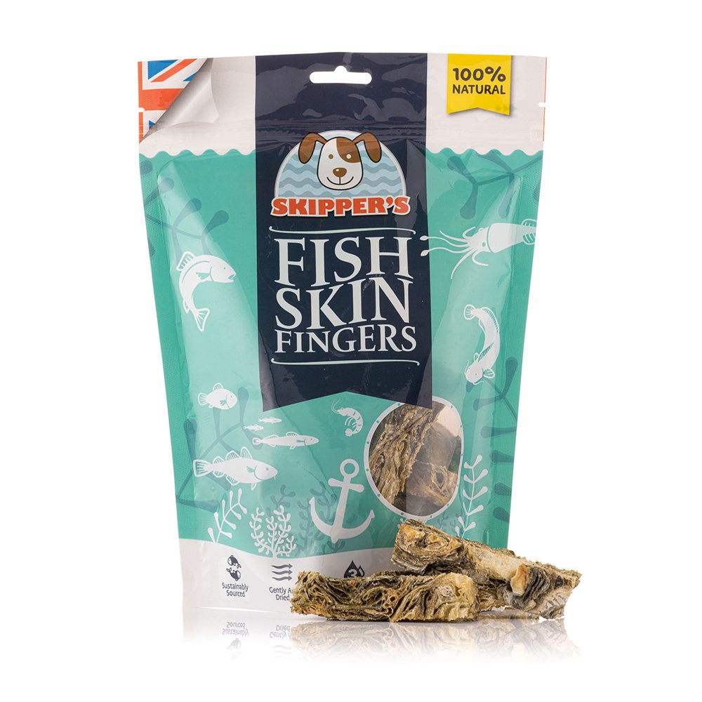 Skippers Dog Fish Skin Fingers 70g