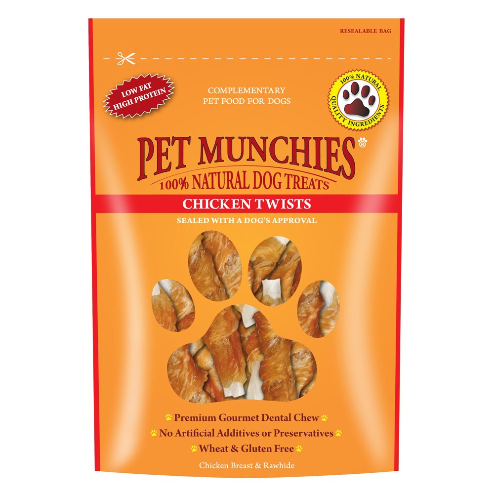 Pet Munchies Chicken Twists 8x80g