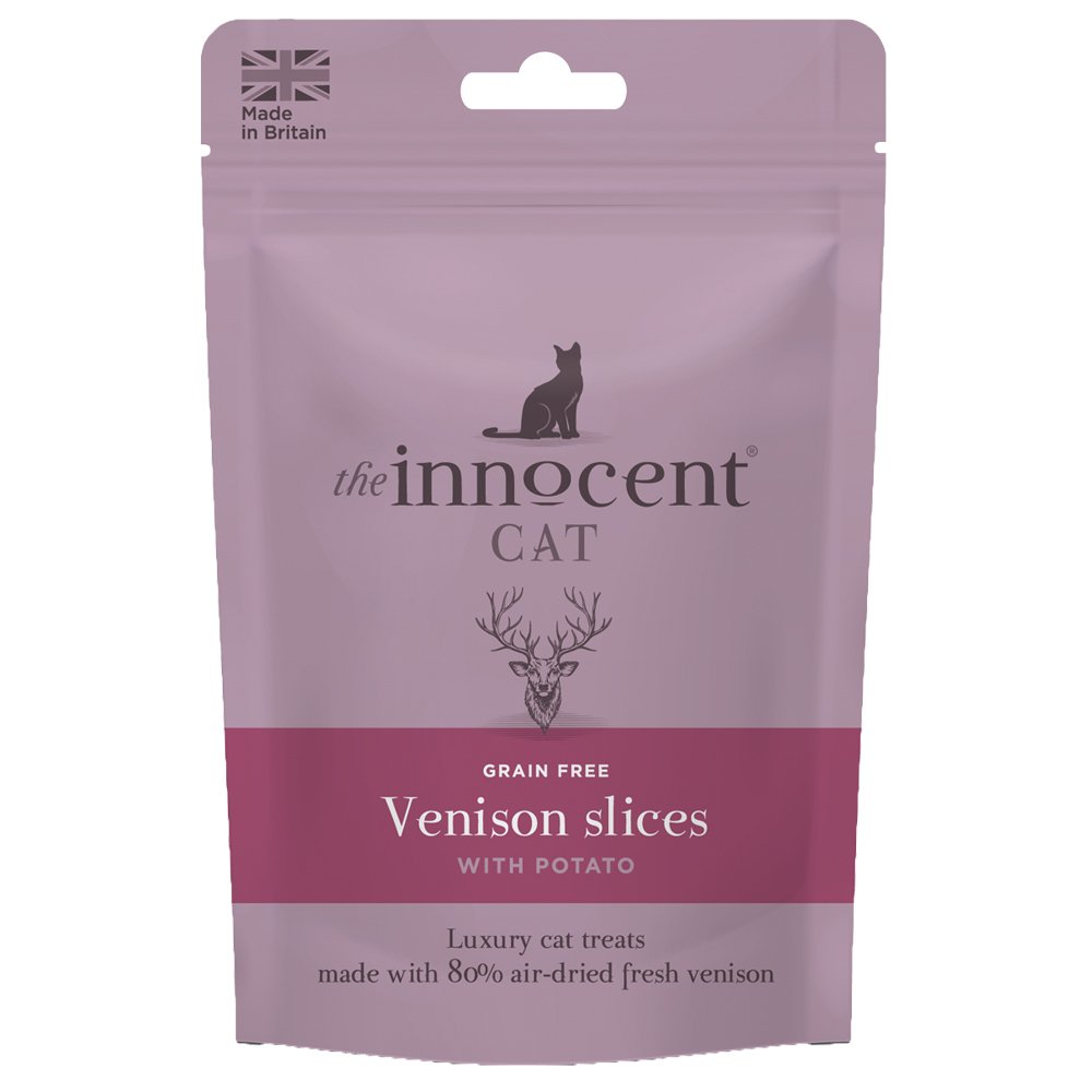 The Innocent Cat Grain Free Venison Slices 10x70g