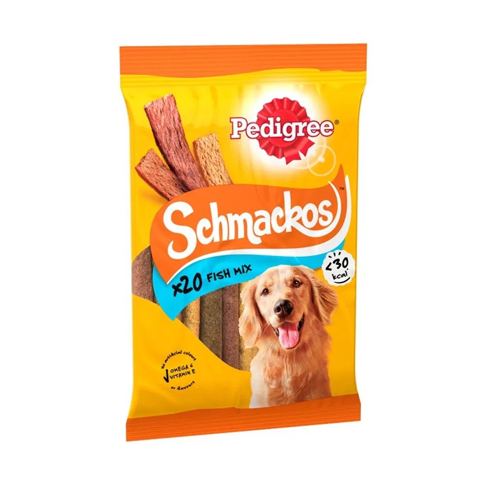 Pedigree Schmackos Fish 20 Sticks 9x20 (144g)