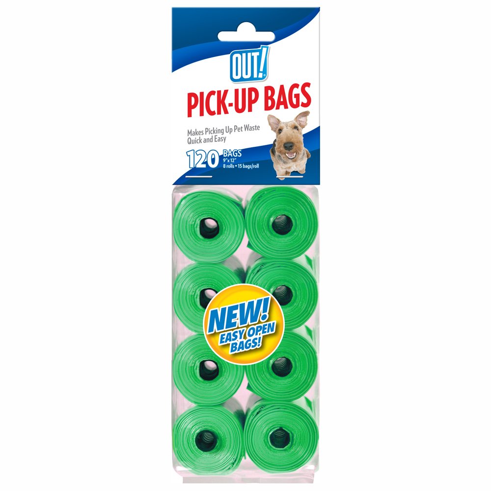 OUT Green Waste Pick Up Bags 8x15pk - 1x6