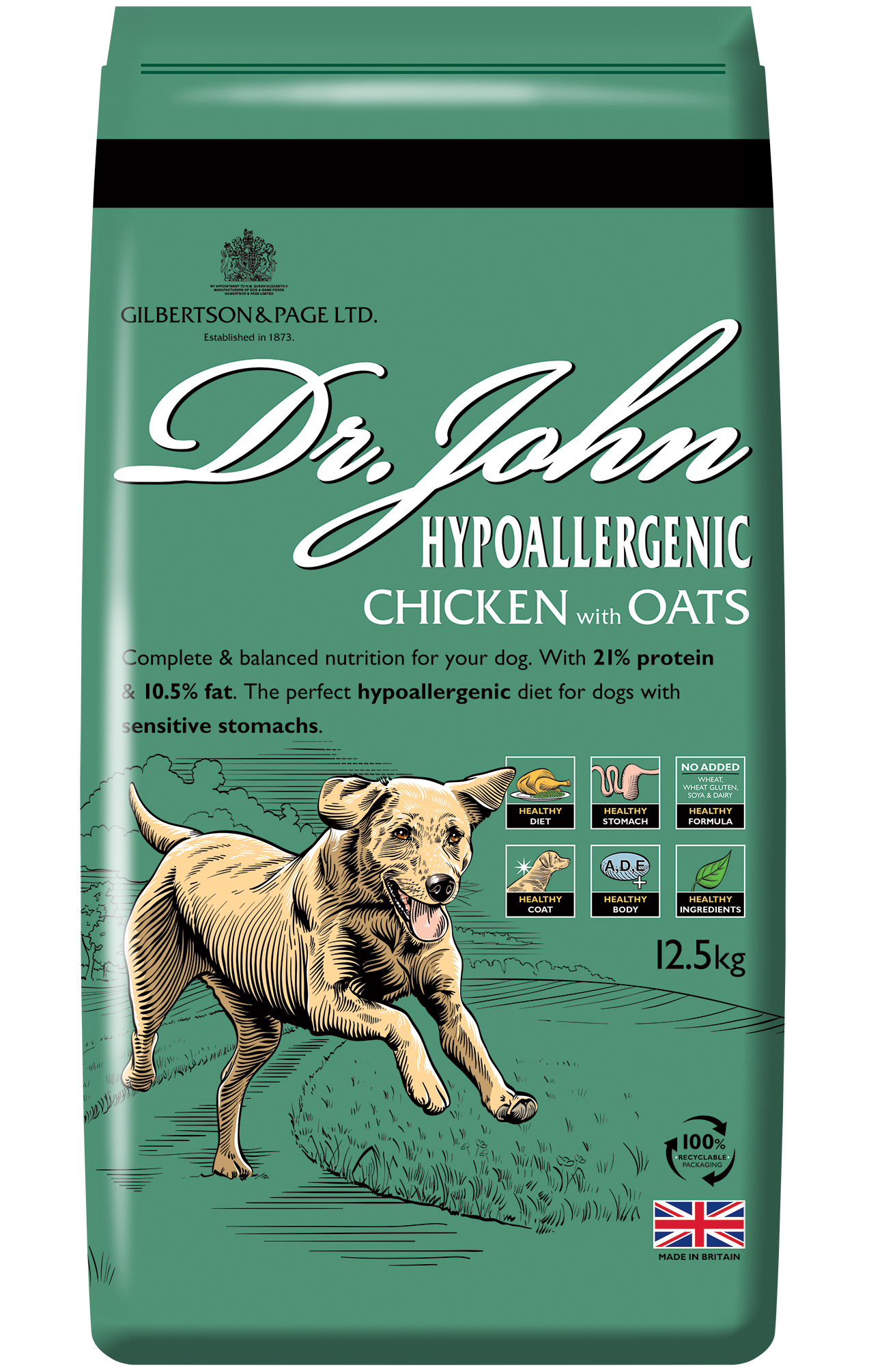 Dr John Hypoallergenic Chicken & Oats 4x4kg