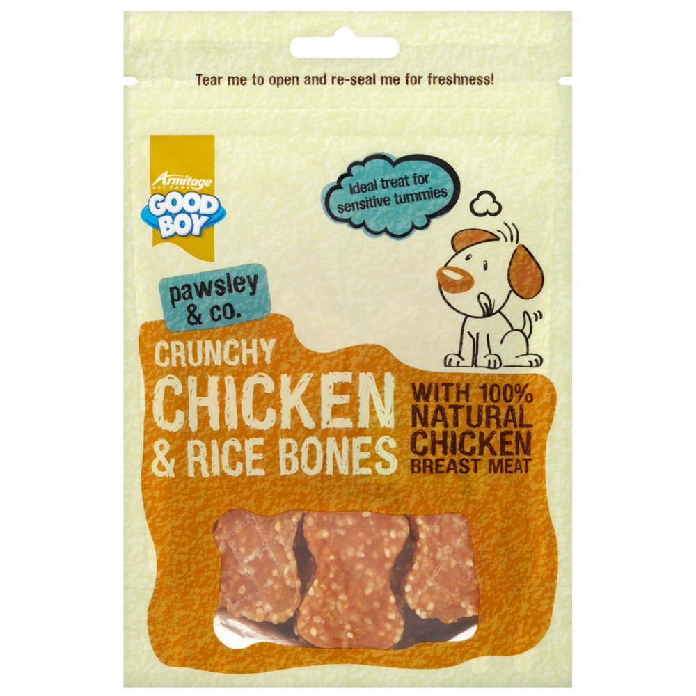 Armitage Good Boy Deli Treats - Chicken Fillet with Rice Bones 8x100g