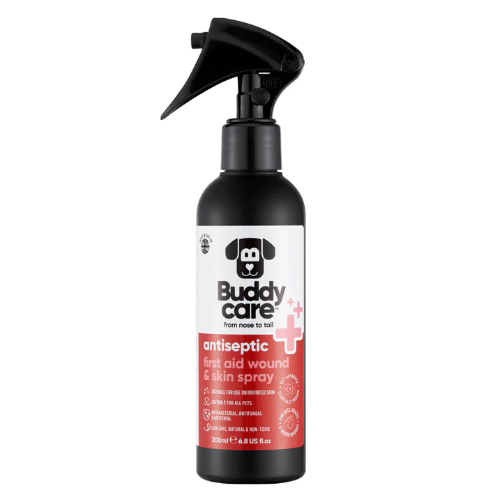 Buddycare Pet Antiseptic First Aid Wound & Skin Spray 200ml 