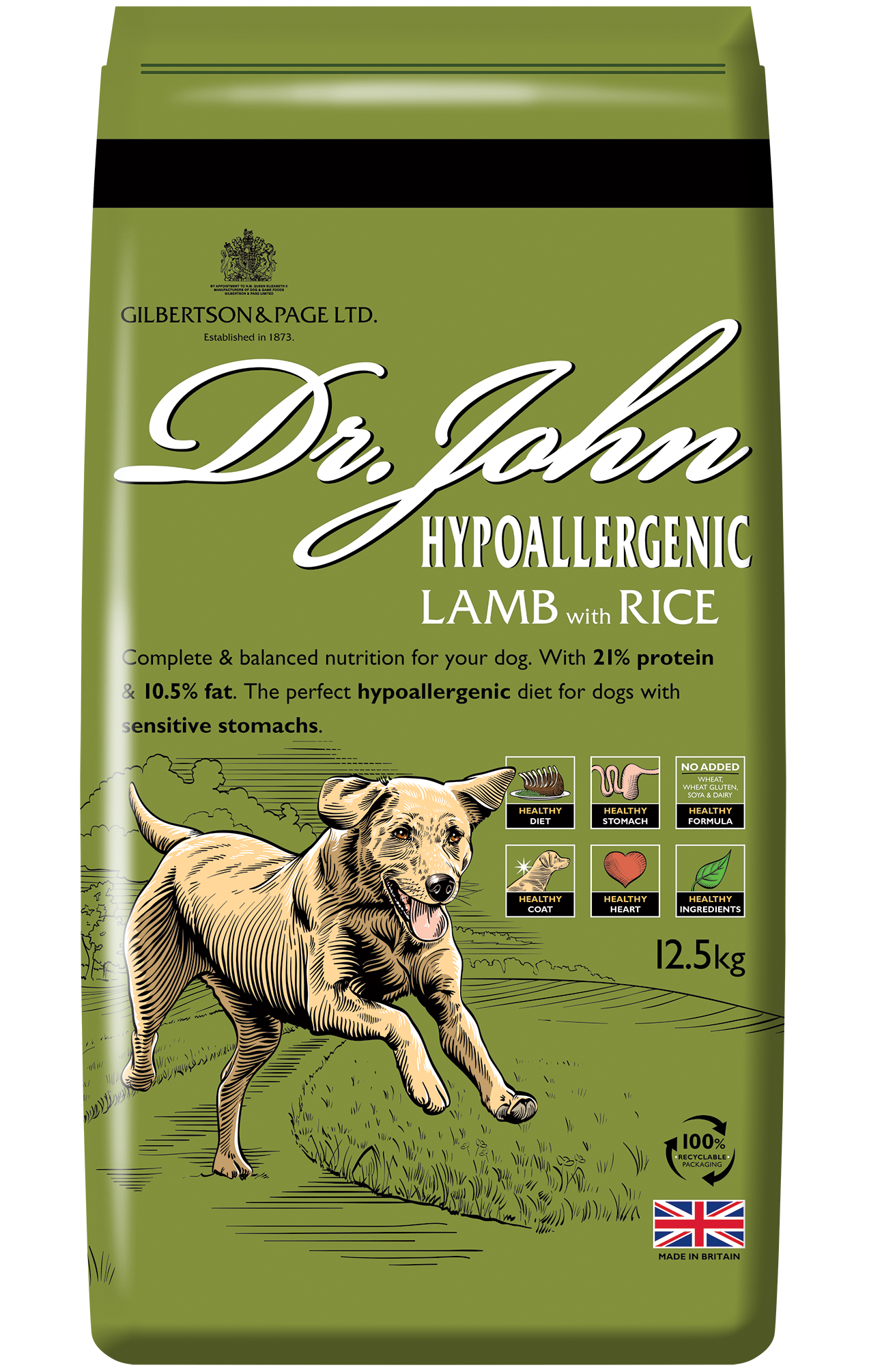 Dr John Hypoallergenic Lamb with Rice 4x4kg