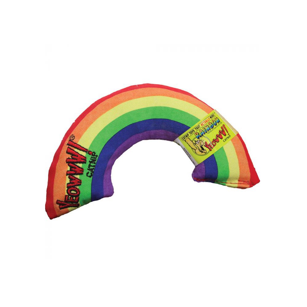 Rosewood Yeowww Rainbow Toy 6in
