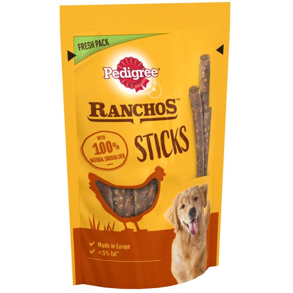Pedigree Ranchos Sticks with Chicken Liver 10x60g