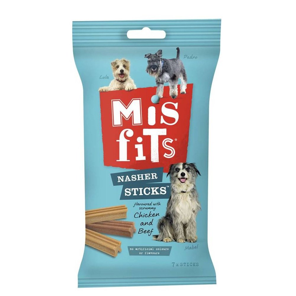 Pedigree Misfits Nasher Sticks with Chicken & Beef