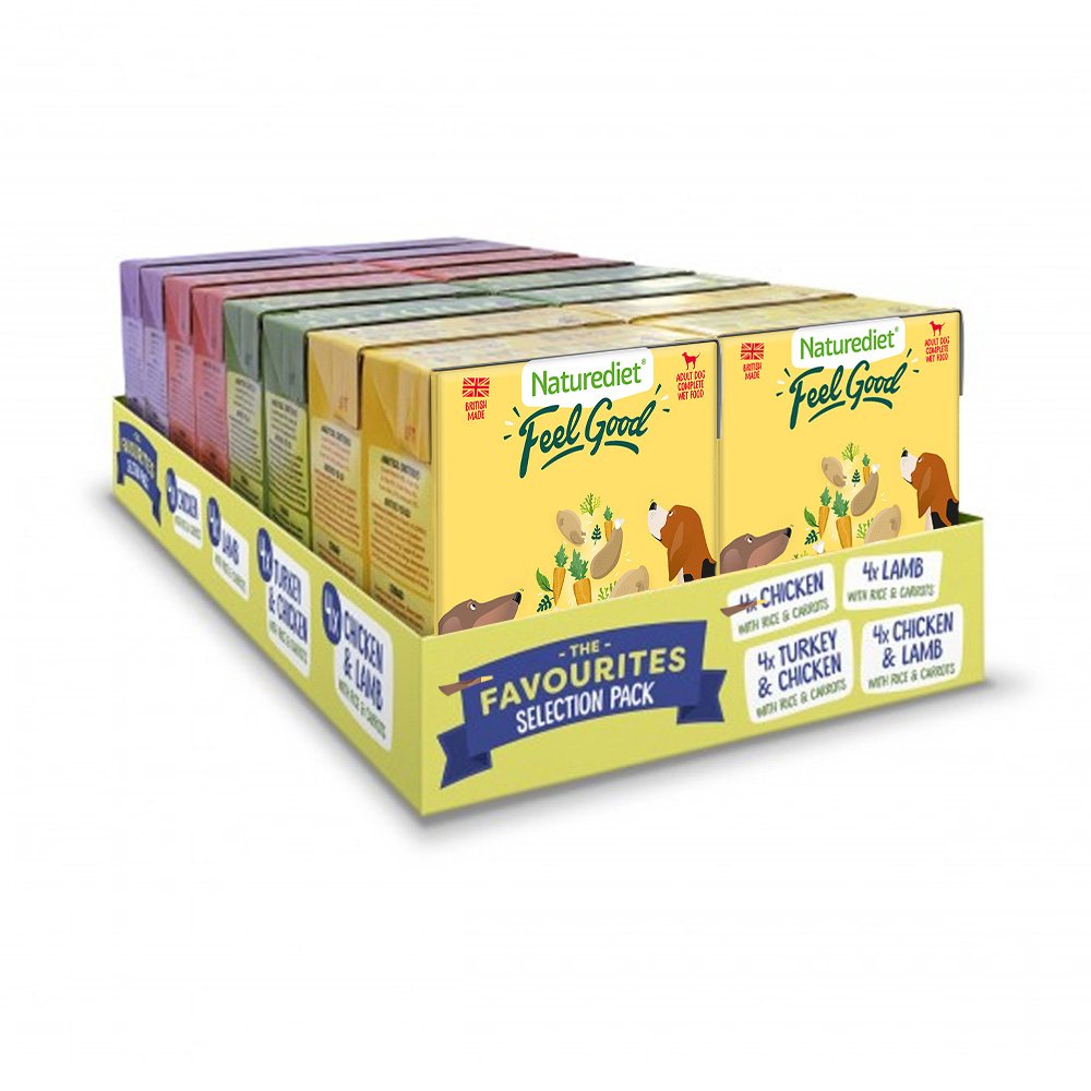 Naturediet Dog Feel Good Variety Pack Tray 16x390g