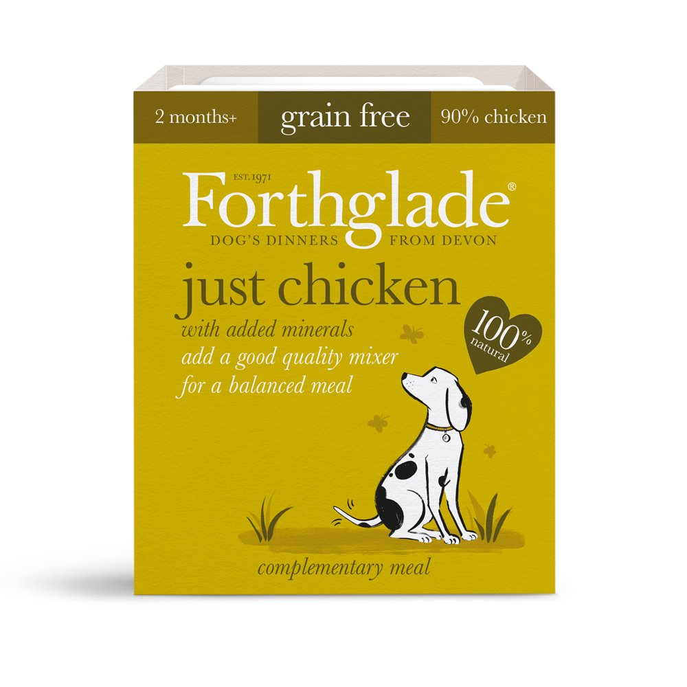 Forthglade Just 90% Meat Grain Free Chicken 18x395g