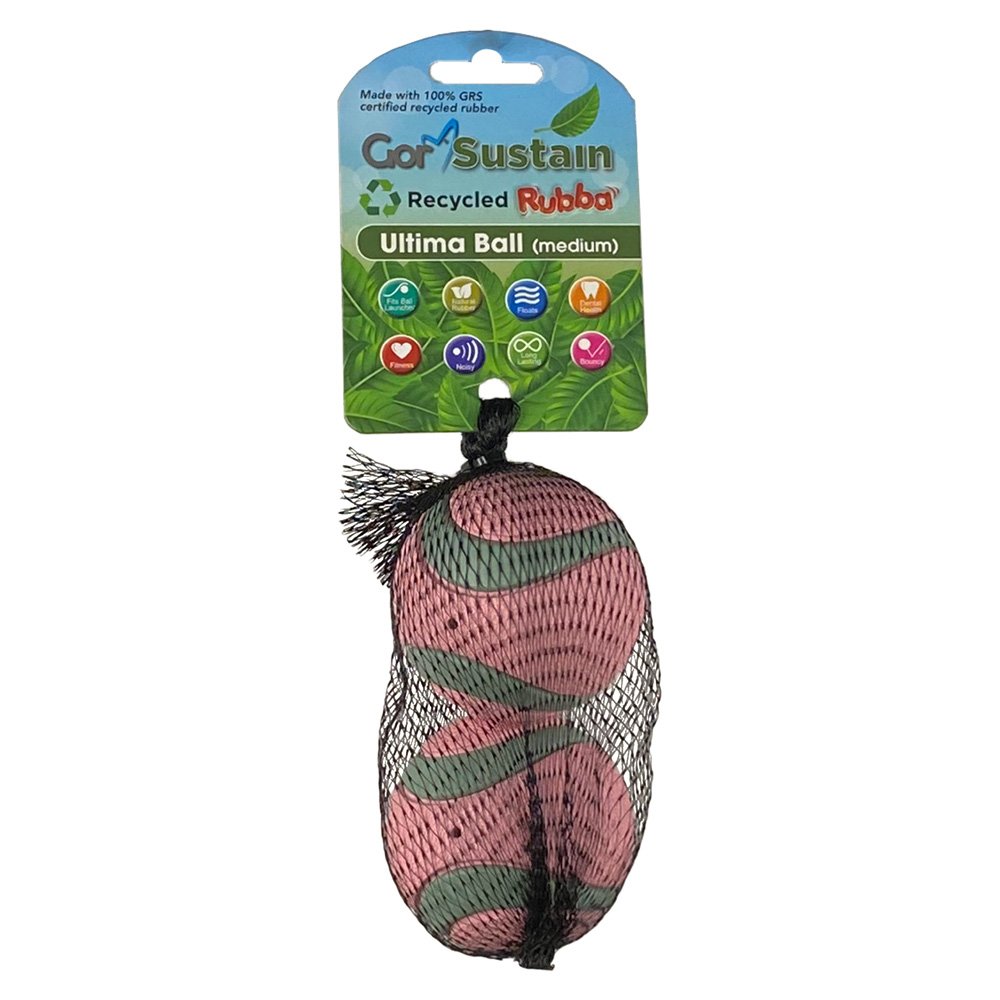 Gor Sustain Rubba Ultima Ball Medium Pink 2pk 6.5cm