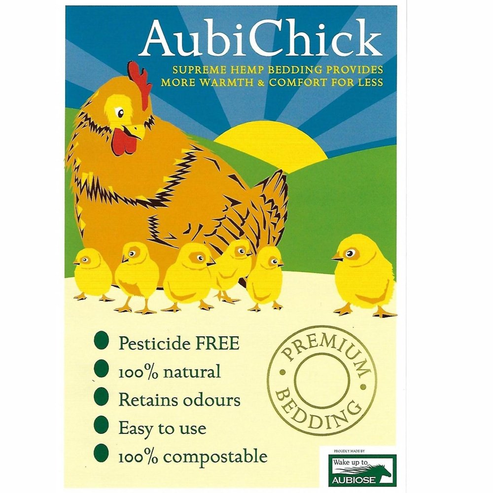 Aubichick Hemp Bedding 20kg
