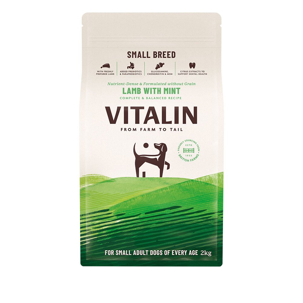 Vitalin Small Breed Adult Lamb and Mint 4x2kg
