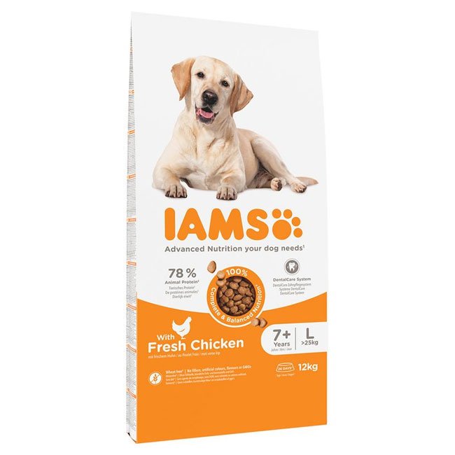 Iams Dog 7+ Years Advanced Nutrition Senior with Chicken Large Breed 12kg