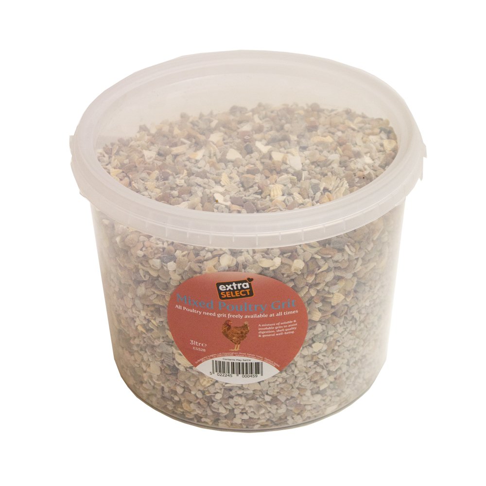 Extra Select Mixed Poultry Grit Bucket 3ltr