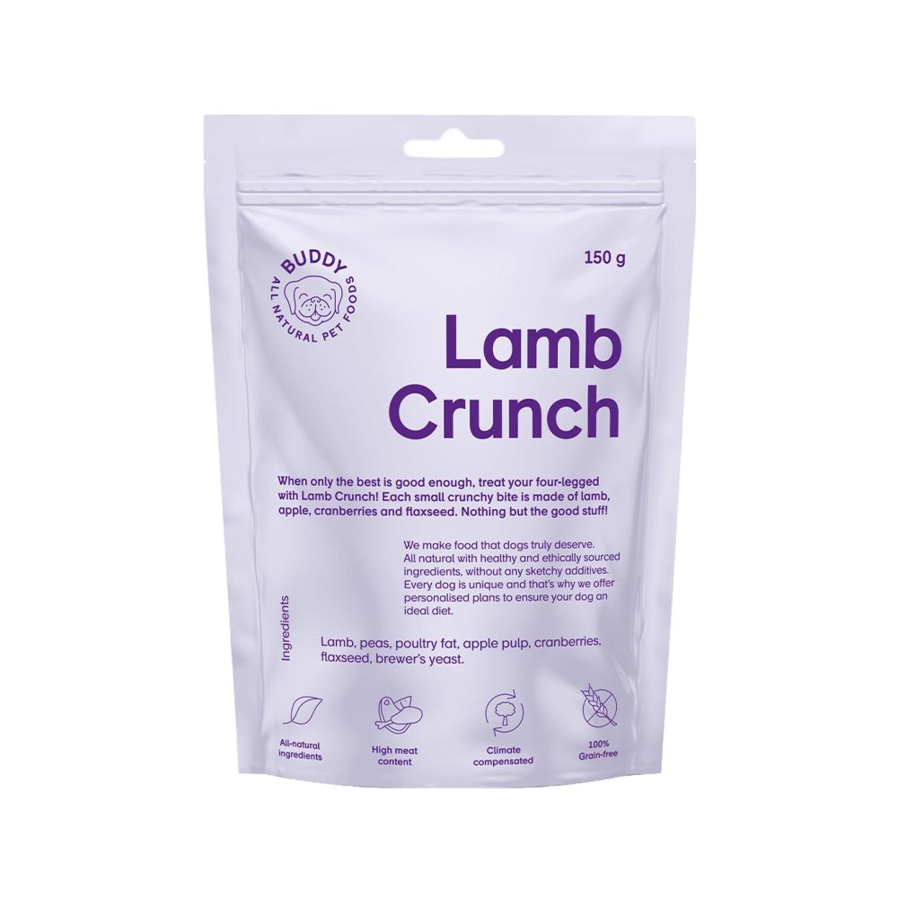 Buddy Pet Crunchy Snack Lamb with Cranberries 10x150g
