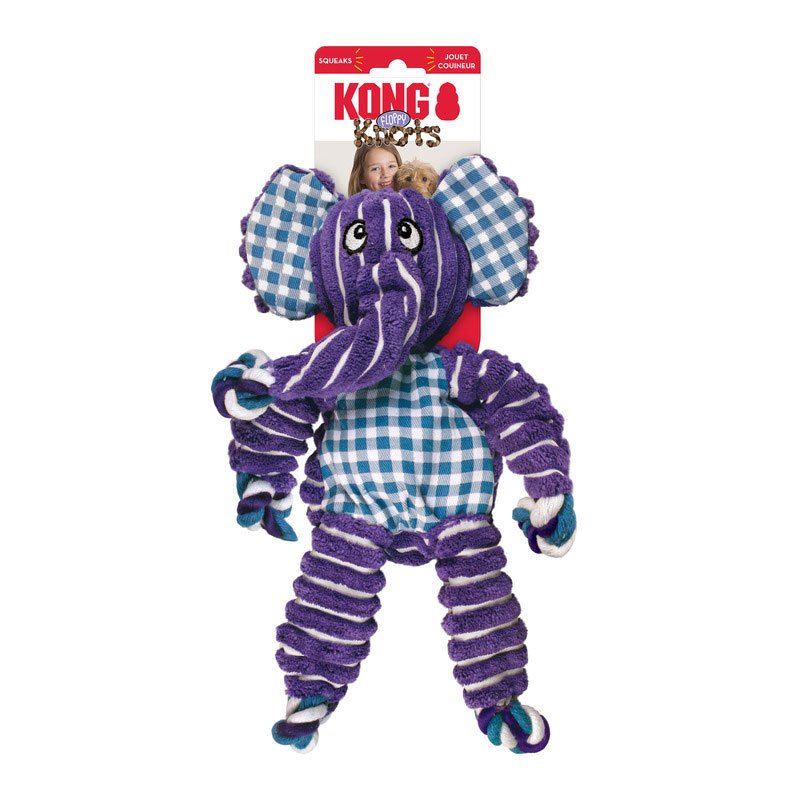 KONG Floppy Knots Elephant Medium/Large  