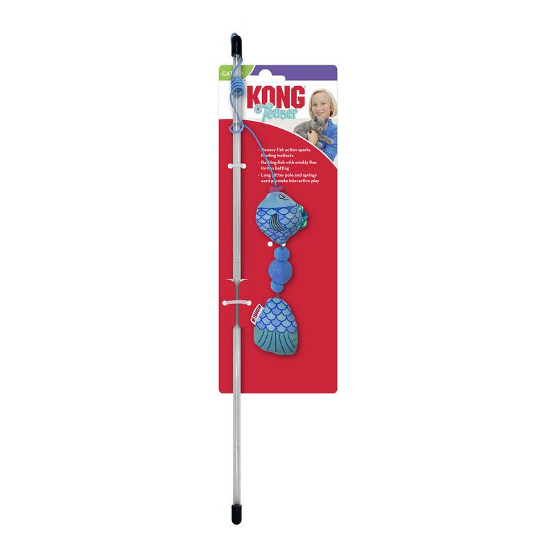 KONG Teaser Scrattles Fish Assorted