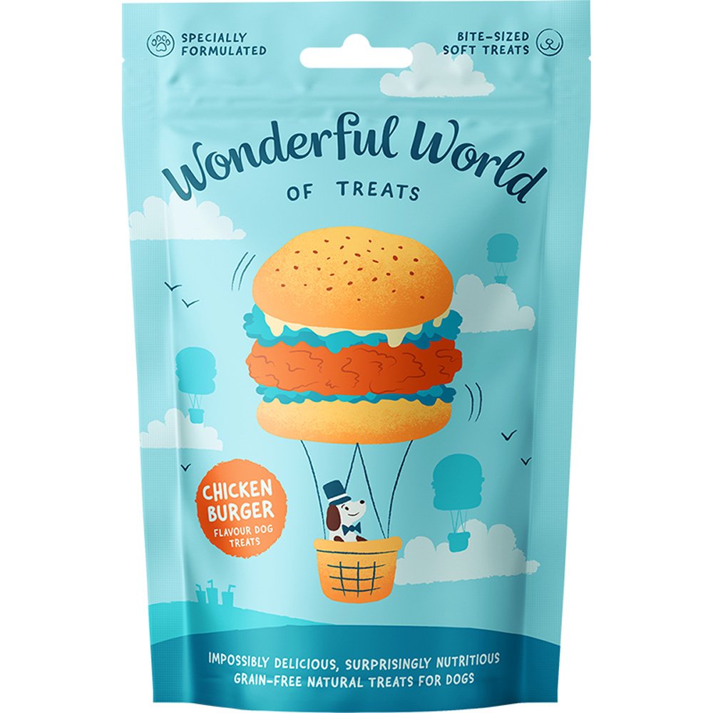 Wonderful World Of Treats  Chicken Burger 12x50g