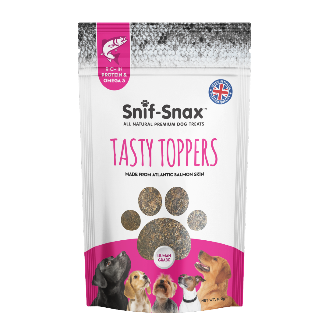 Snif Snax Atlantic Salmon Tasty Toppers 10x100g