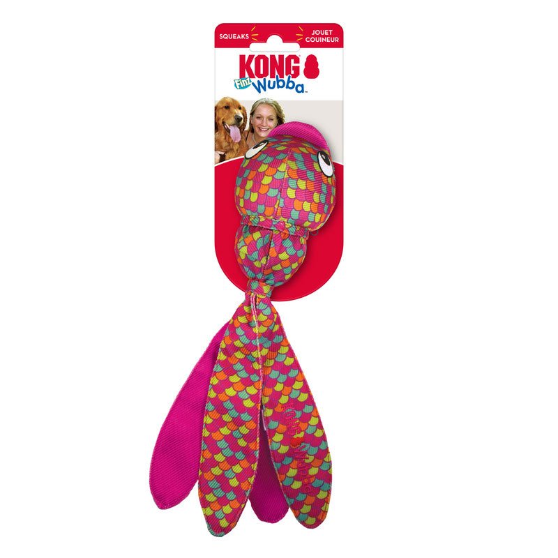 KONG Wubba Finz Pink Small  