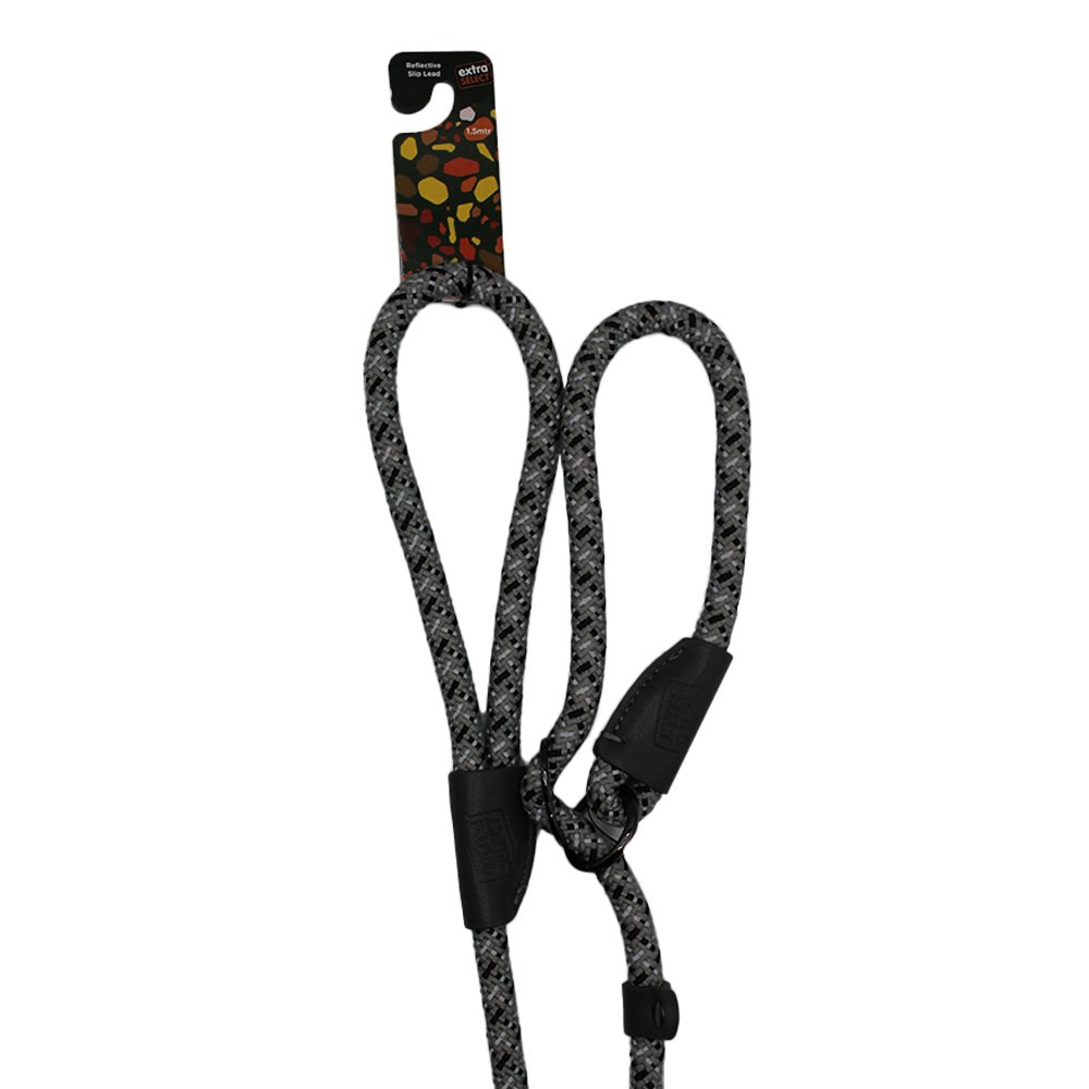Extra Select Reflective Rope Slip Lead 12mmx150cm 1x3