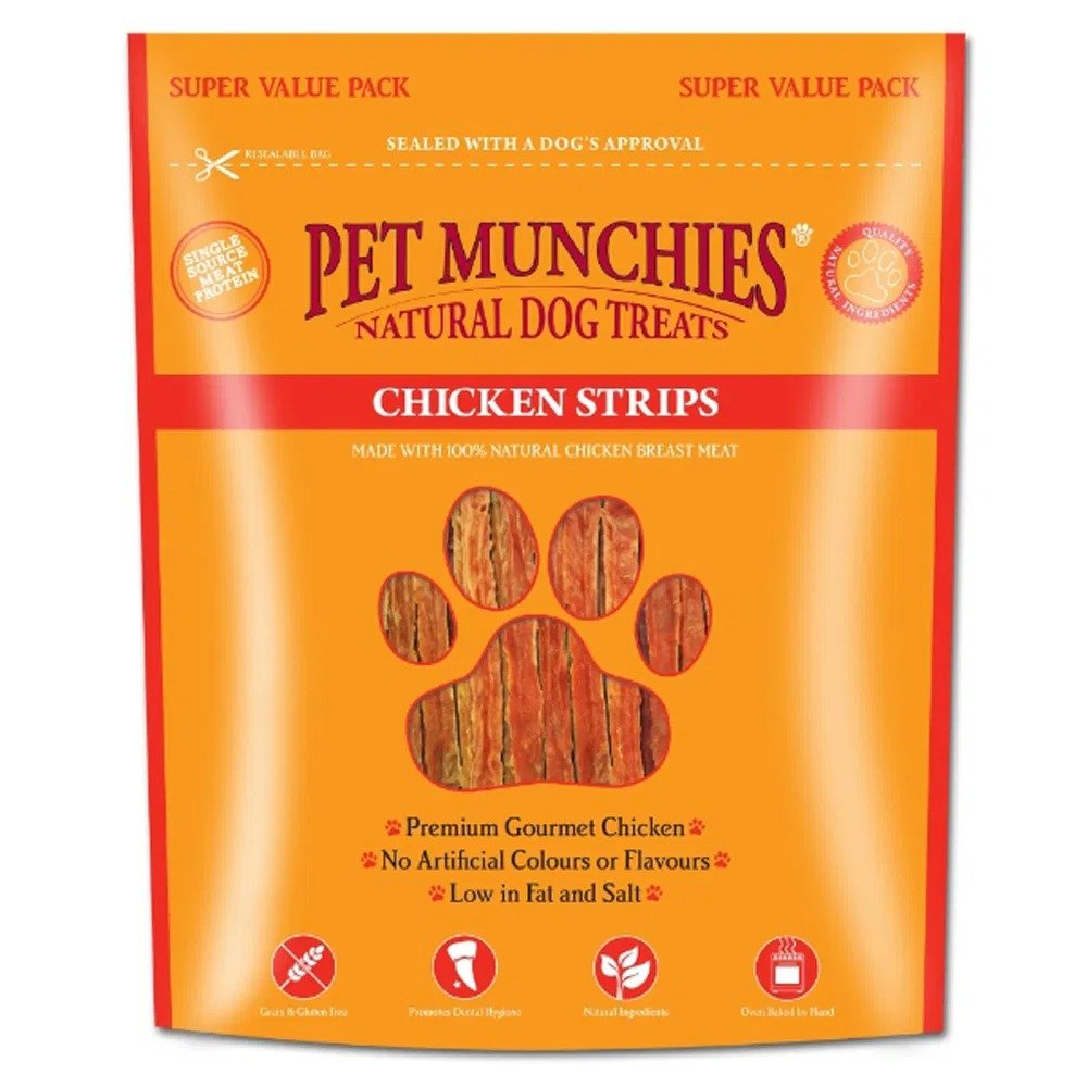 Pet Munchies MEGA PACK Chicken Strips 3x320g