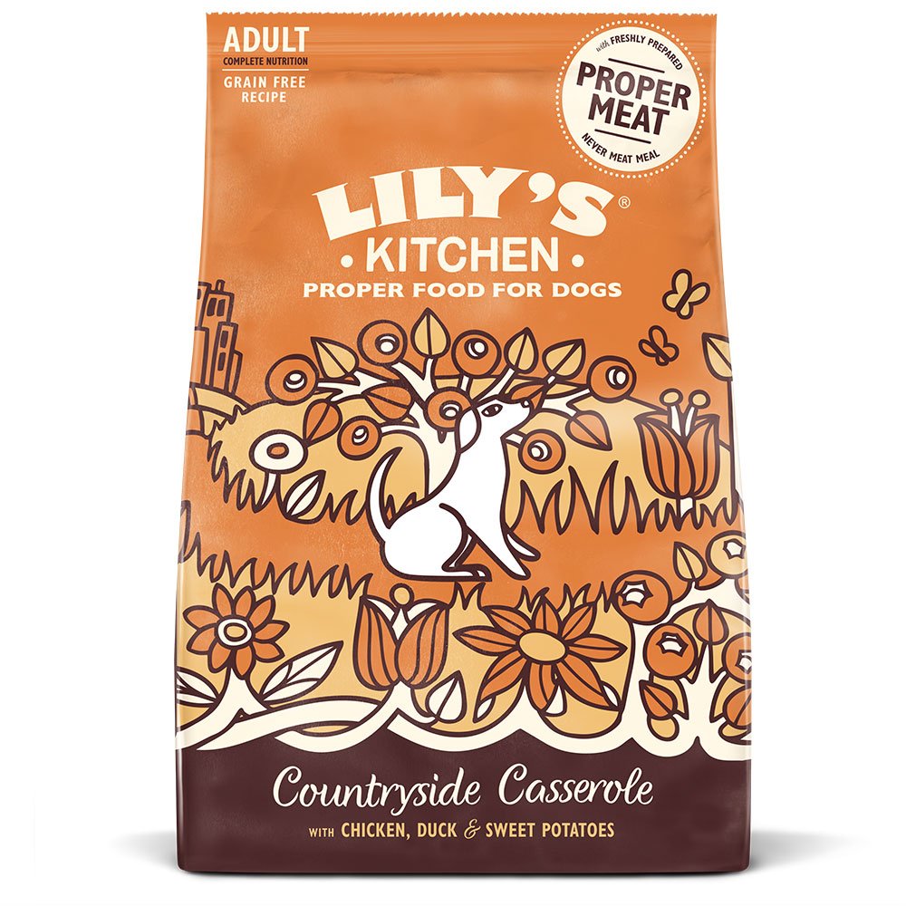 Lilys Kitchen Complete Dry Countryside Casserole Chicken & Duck 4x2.5kg