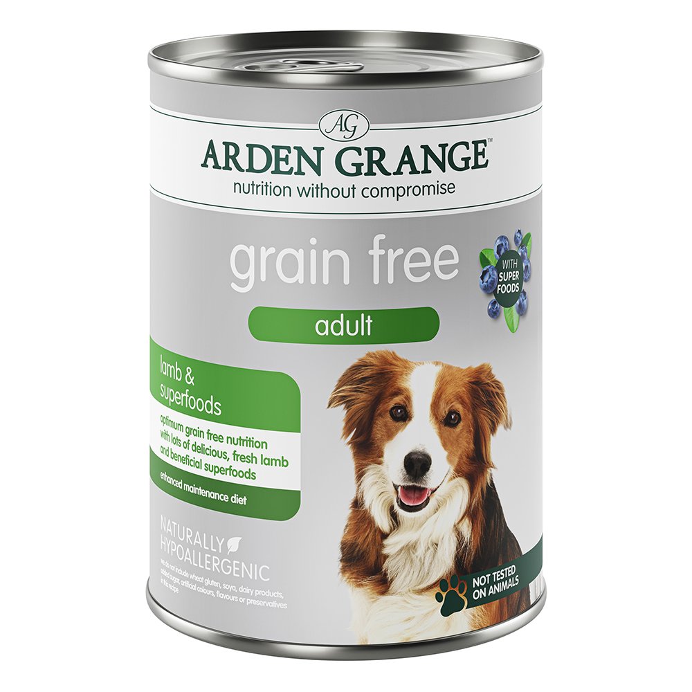 Arden Grange Dog Grain Free Adult Lamb & Superfoods 6x395g