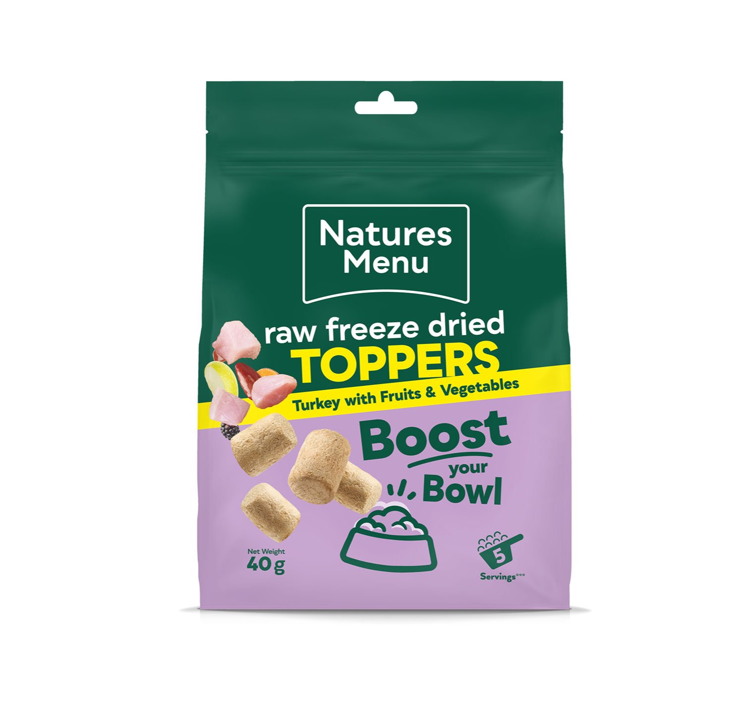 Natures Menu Freeze Dried Topper 7x40g