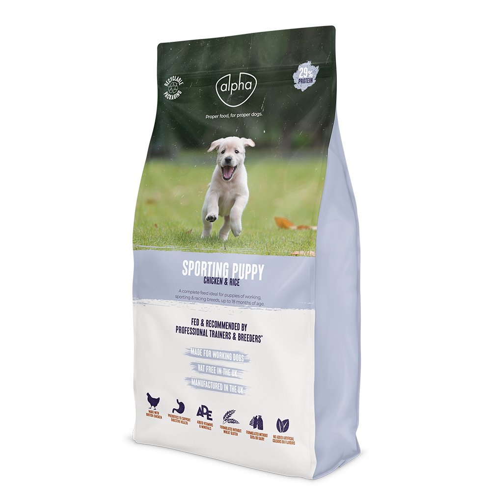 Alpha Sporting Puppy Wheat Gluten free 15kg