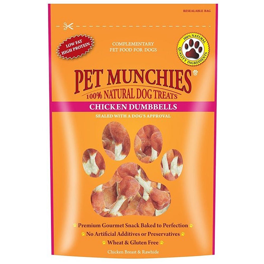 Pet Munchies Chicken Dumbbells 8x80g