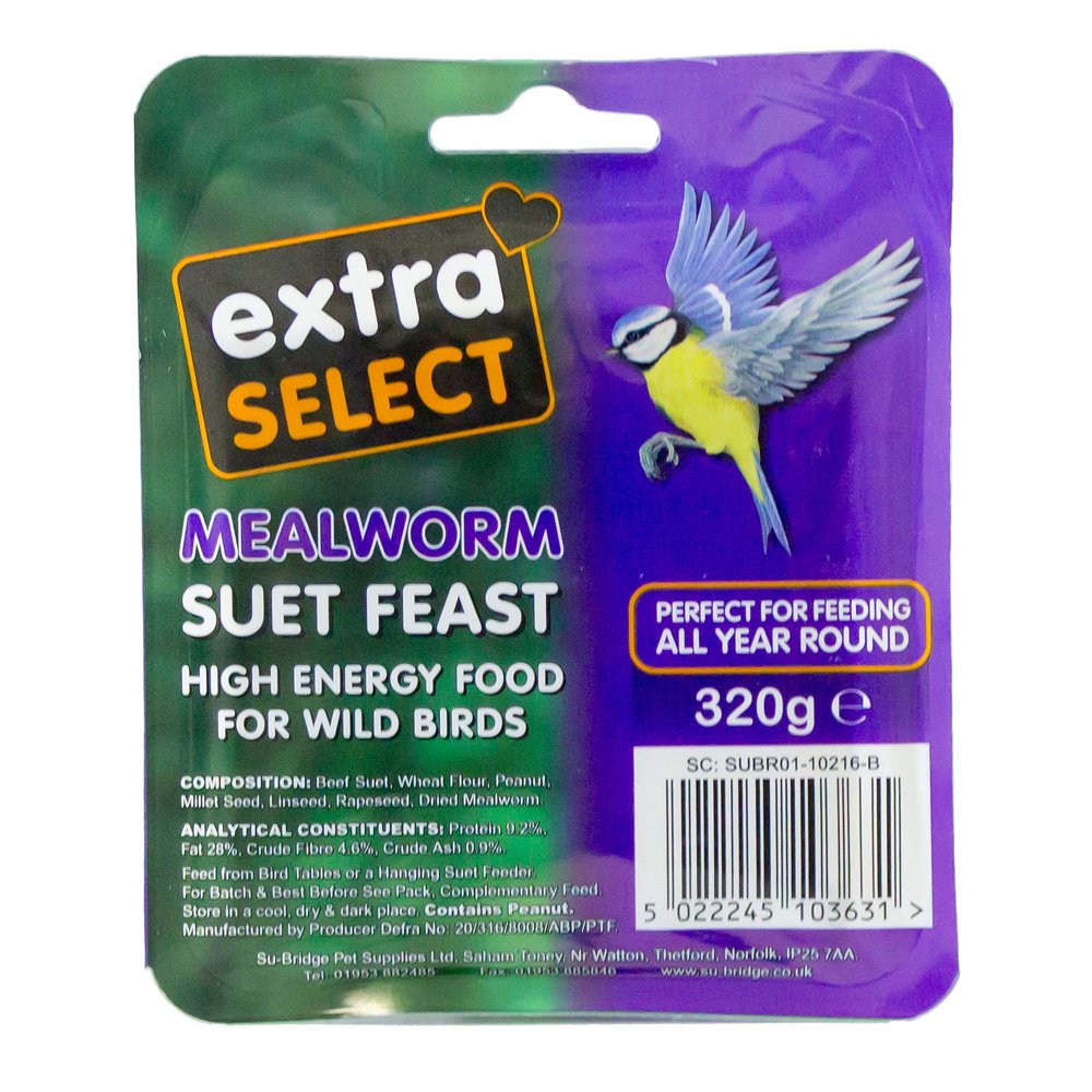 Extra Select Mealworm Suet Block 1x6