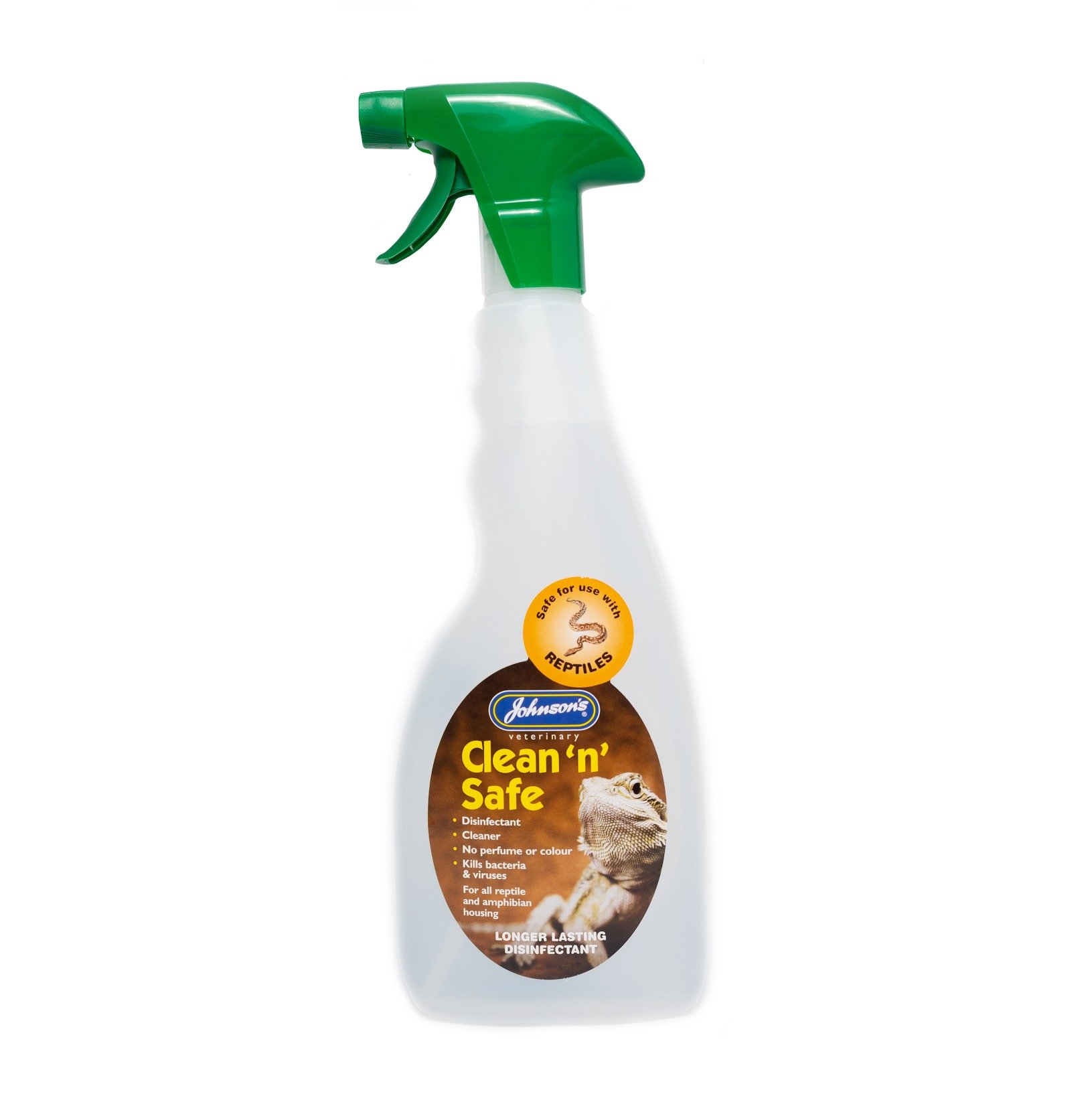 Johnsons Reptile Clean n Safe Trigger Spray 6x500ml