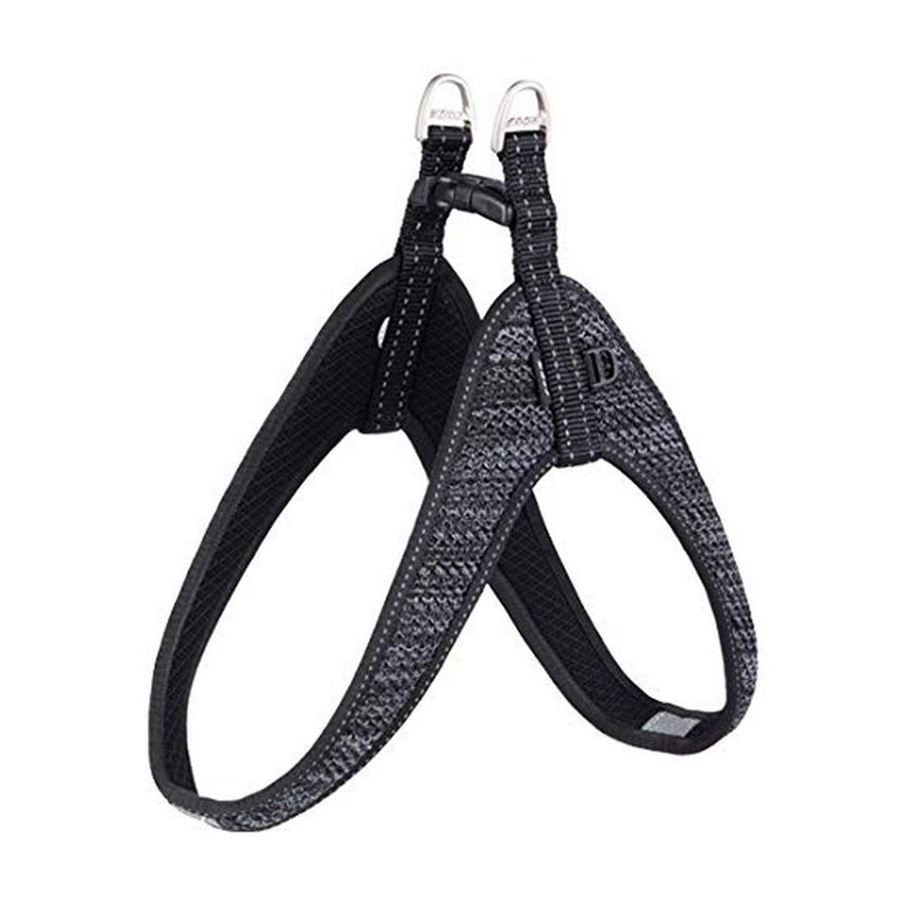 Rogz Fast Fit Harness Black Medium - Special Order Item