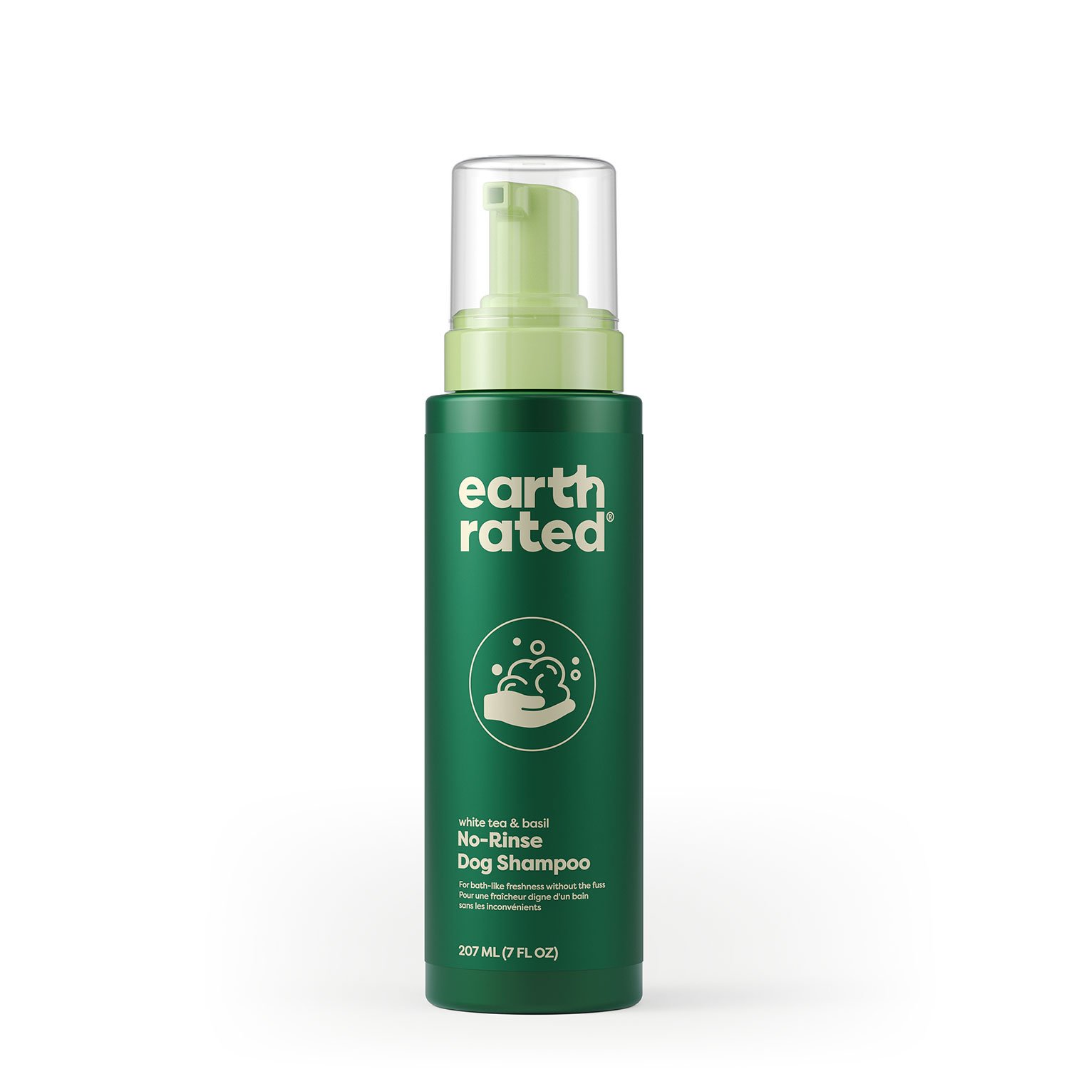 Earth Rated Dog No Rinse Shampoo With White Tea & Basil Scent