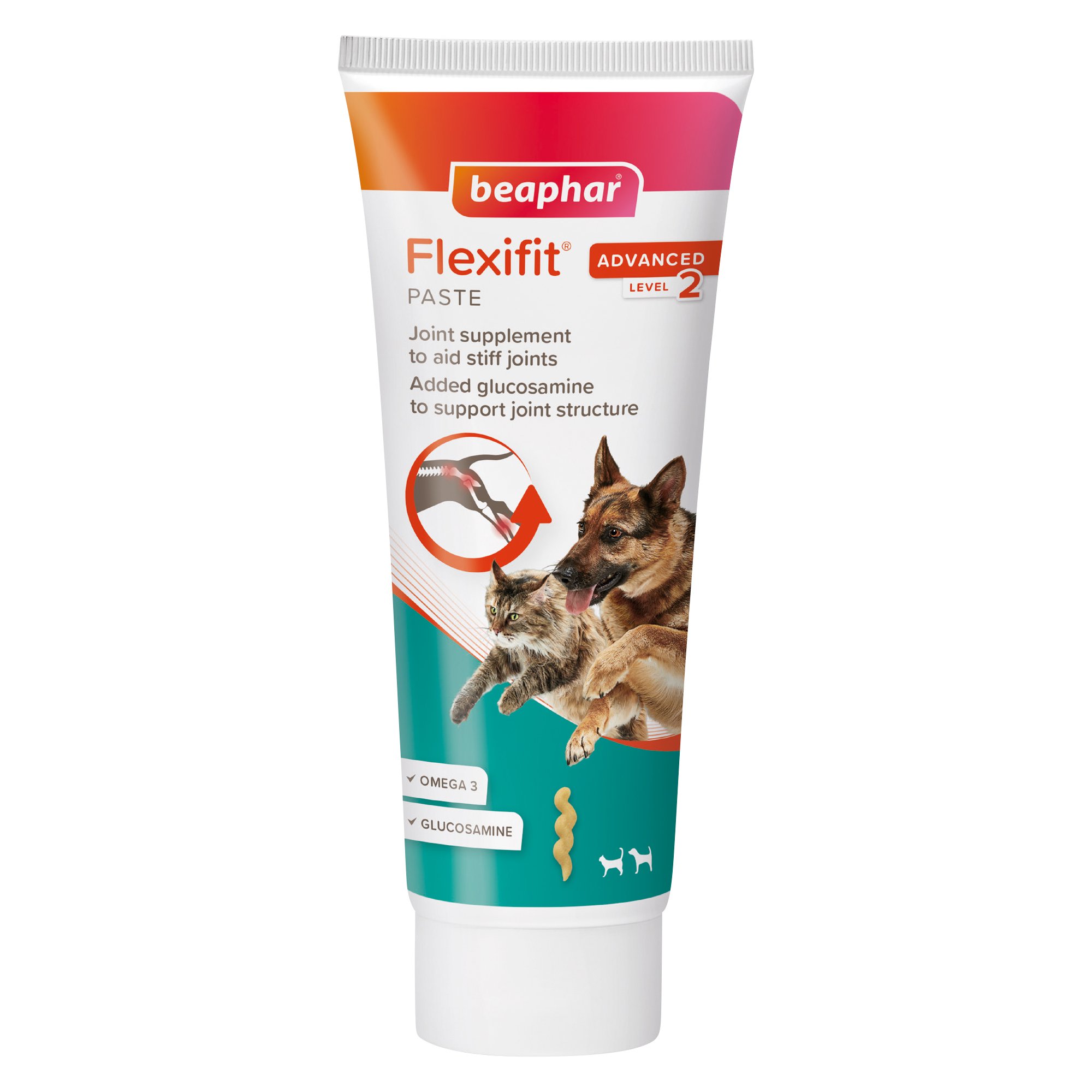 Beaphar Flexifit Advanced Joint Supplement Paste for Cats & Dogs 3x250g