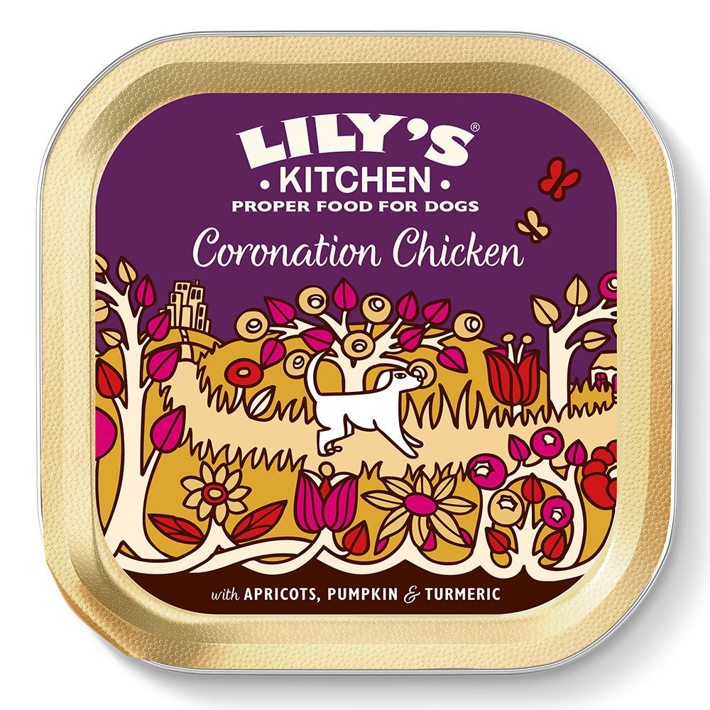 Lilys Kitchen Dog Tray Coronation Chicken 10x150g