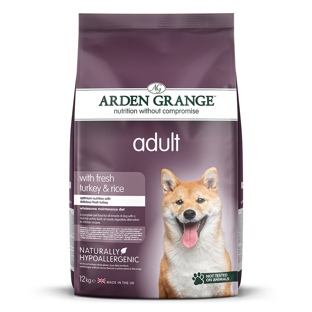 Arden Grange Dog Adult with Fresh Turkey & Rice 12kg