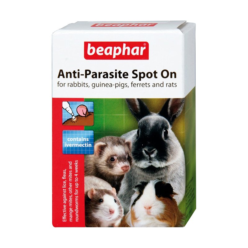 Beaphar Anti Parasite Spot On Rabbit & Guinea Pig 6x4