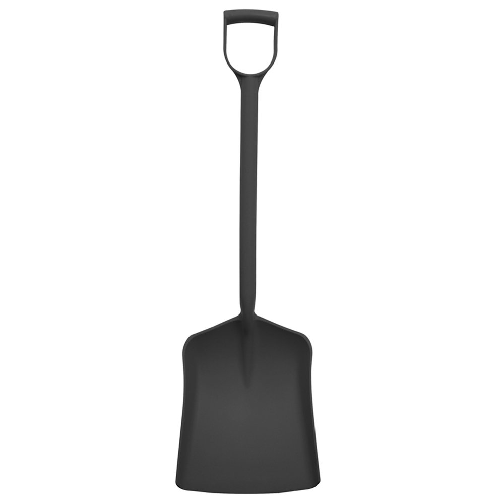 Perry One-Piece Moulded Polypropylene Shovel Black