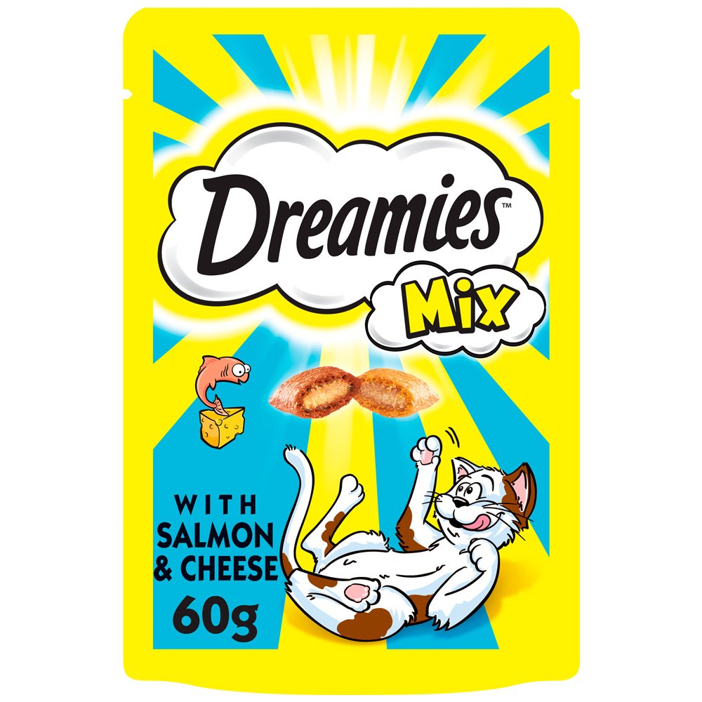 Dreamies Mix Salmon & Cheese 8x60g