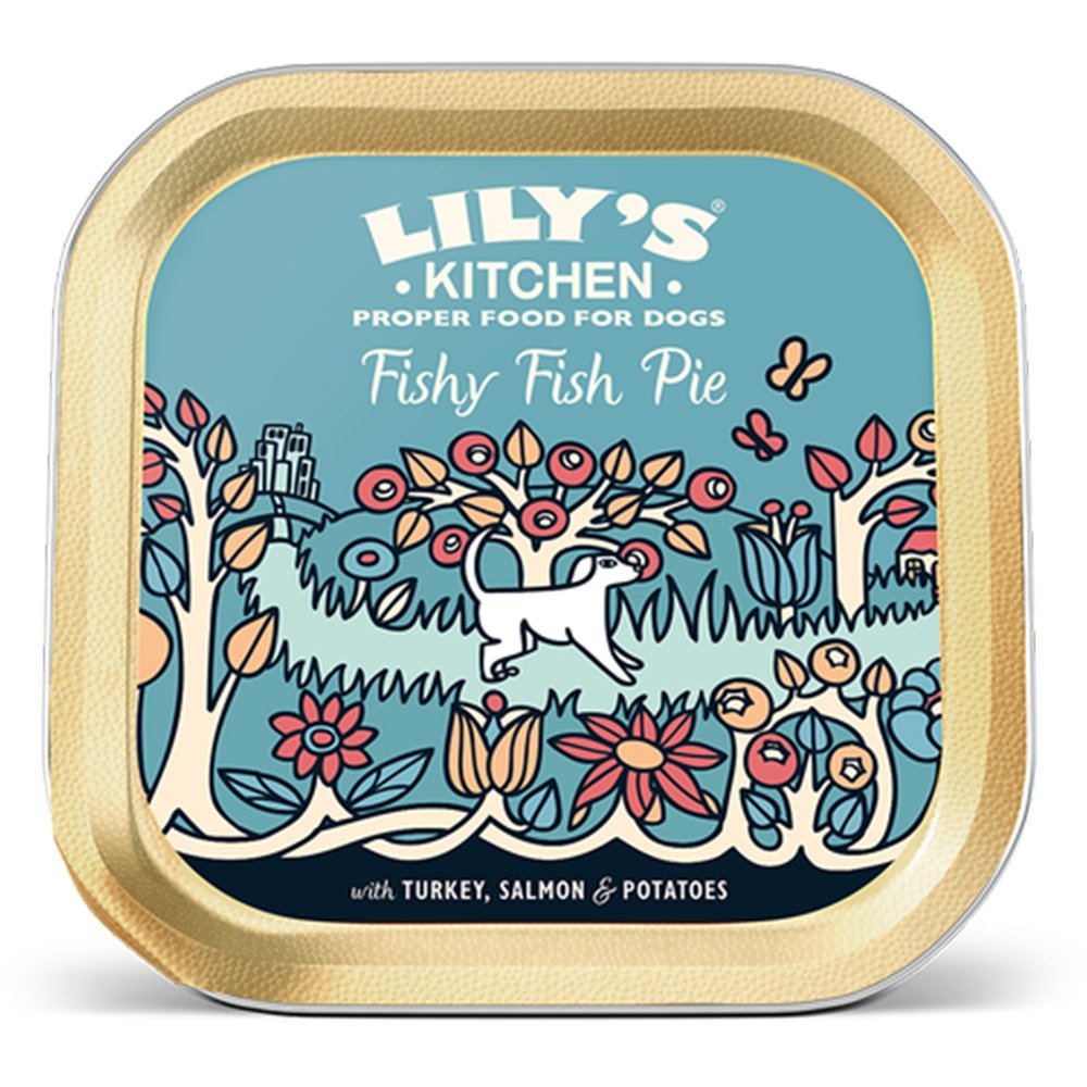 Lilys Kitchen Dog Tray Fishy Fish Pie 10x150g