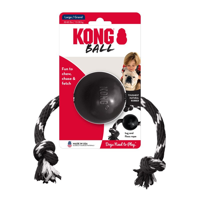 KONG Extreme Ball w/Rope Large