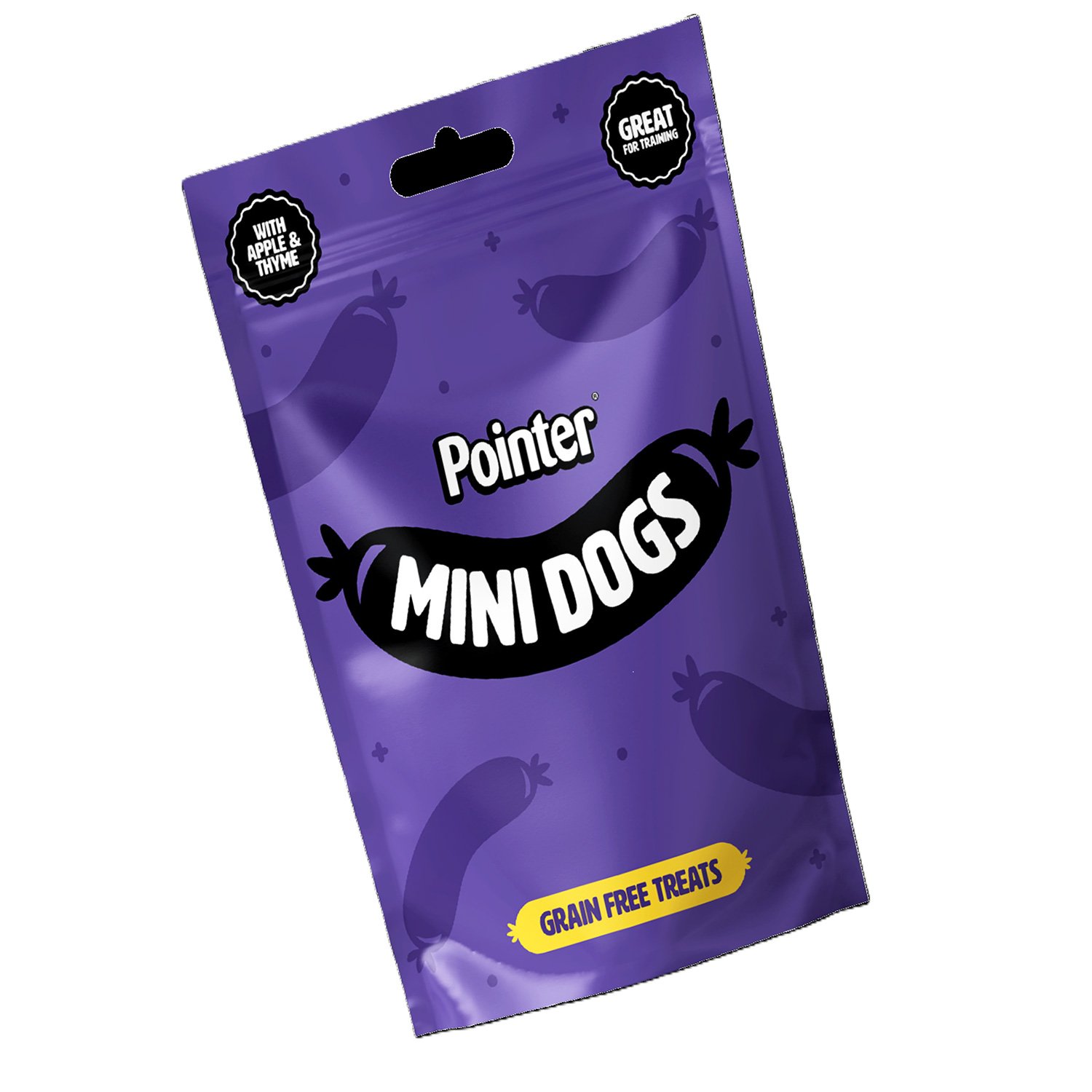 Pointer Mini Hot Dogs Pork Apple & Thyme Dog Treats 8x90g