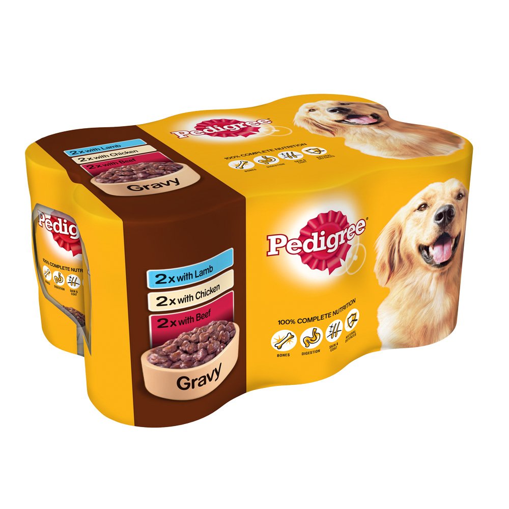 Pedigree Gravy Tins WH316/CV68P 4x6x400g