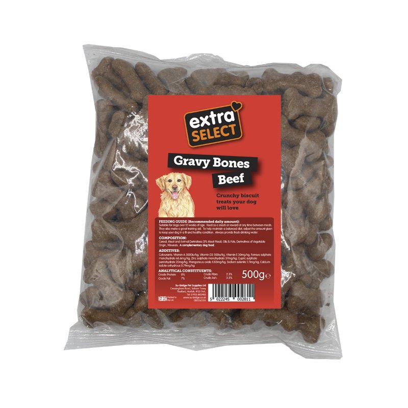 Extra Select Gravy Bones Original Beef 6x500g