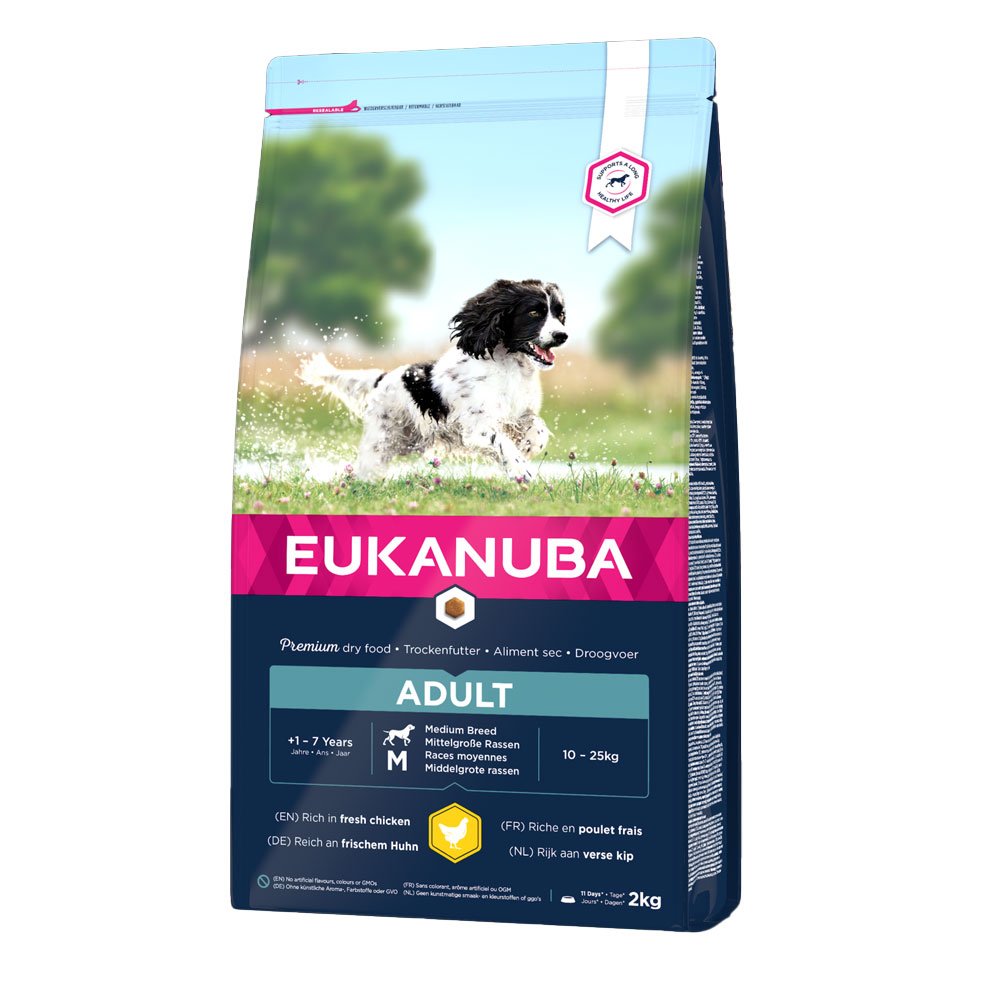 Eukanuba Adult Chicken Medium Breed 2kg